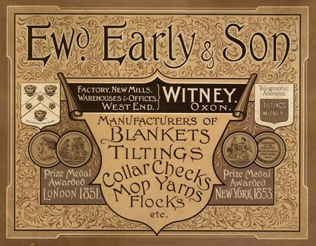 Edward Early and Son advertising sign, dating to after the merger with Charles Early and Co.