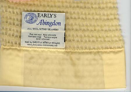 Early's 'Abingdon' brand woollen cellular blanket.