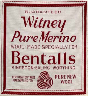 Pure Merino wool blanket made by Smith and Philips' for a small chain of department stores.